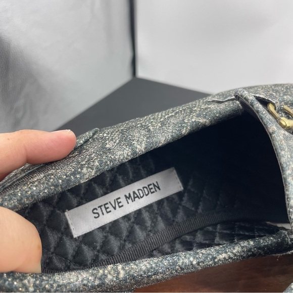 Steve Madden Mens Delrayy Snake print Slip On Loafers Size 9.5 buckle - Picture 6 of 8